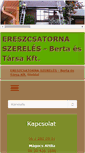 Mobile Screenshot of ereszcsatornaszereles.hu